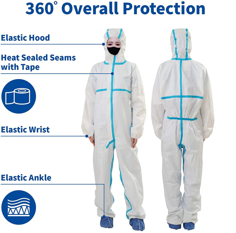 Disposable protective suit Coverall